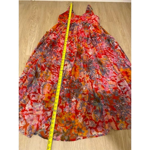 how to style a floral maxi dress Celine Floral Tie Strap Bustier Maxi Dress